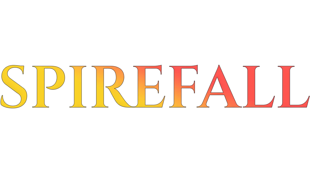 Spirefall logo lockup